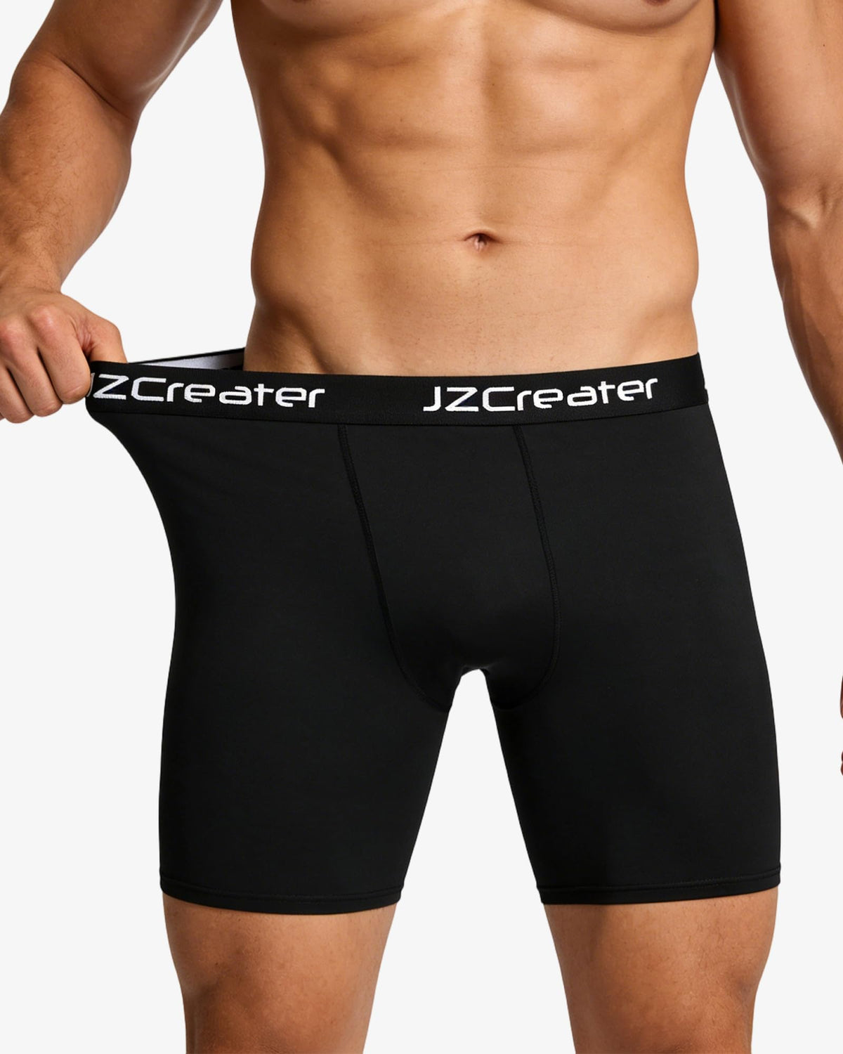 5 Pack Mens Compression Shorts with Pocket, Spandex Running Short Baselayer