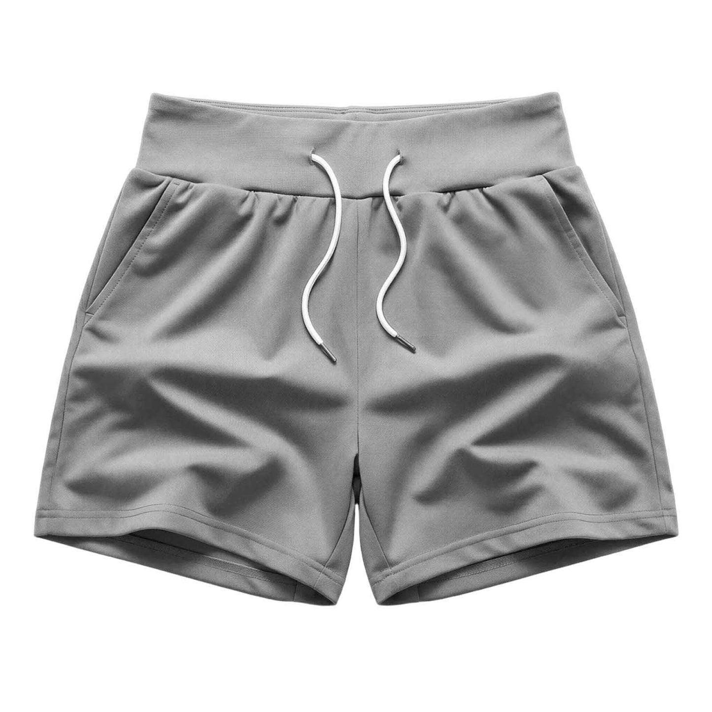 Athletic Shorts for Women Short Summer Lounge Shorts with Pockets Comfy Workout Gym Sweat Short Pants Activewear Gray