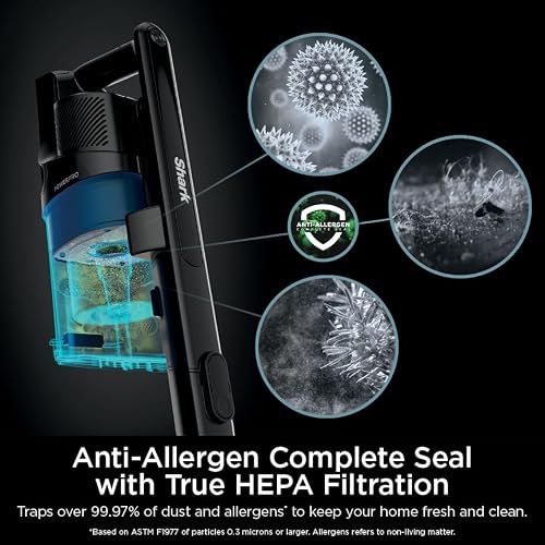 Shark® PowerPro Plus Cordless Stick Vacuum, Pure Water, IZ377H