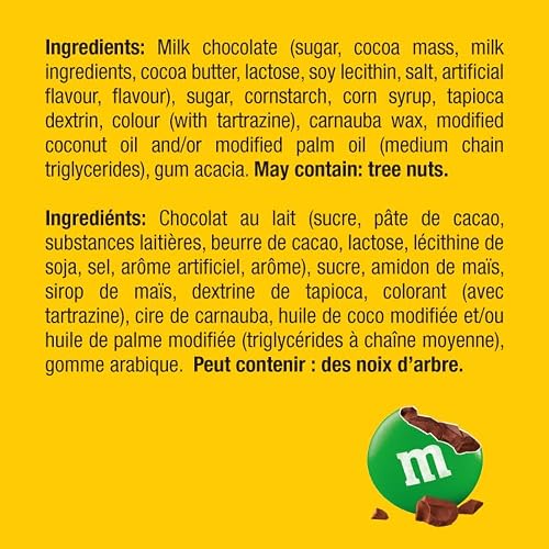 M&M'S, Milk Chocolate Candies, Family Size Bag, 345g