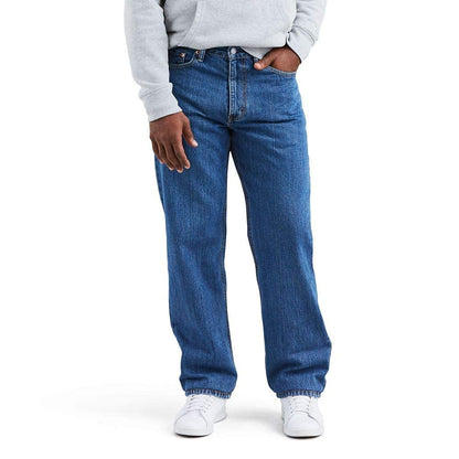 Levi's Men's 550 Relaxed Fit Jeans (Also Available in Big & Tall), Medium Stonewash, 44W x 36L
