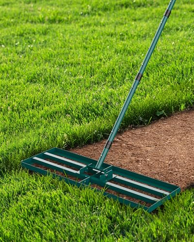 Lawn Leveling Rake, 30x10 Inch Lawn Leveler Tool