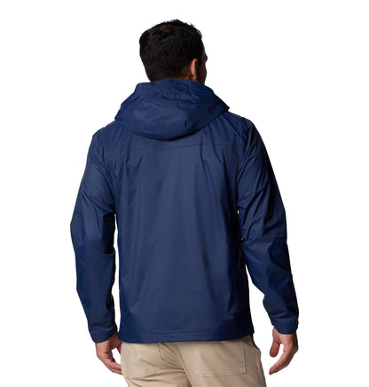 Columbia Men's Watertight II Waterproof Rain Jacket, Collegiate Navy, Large