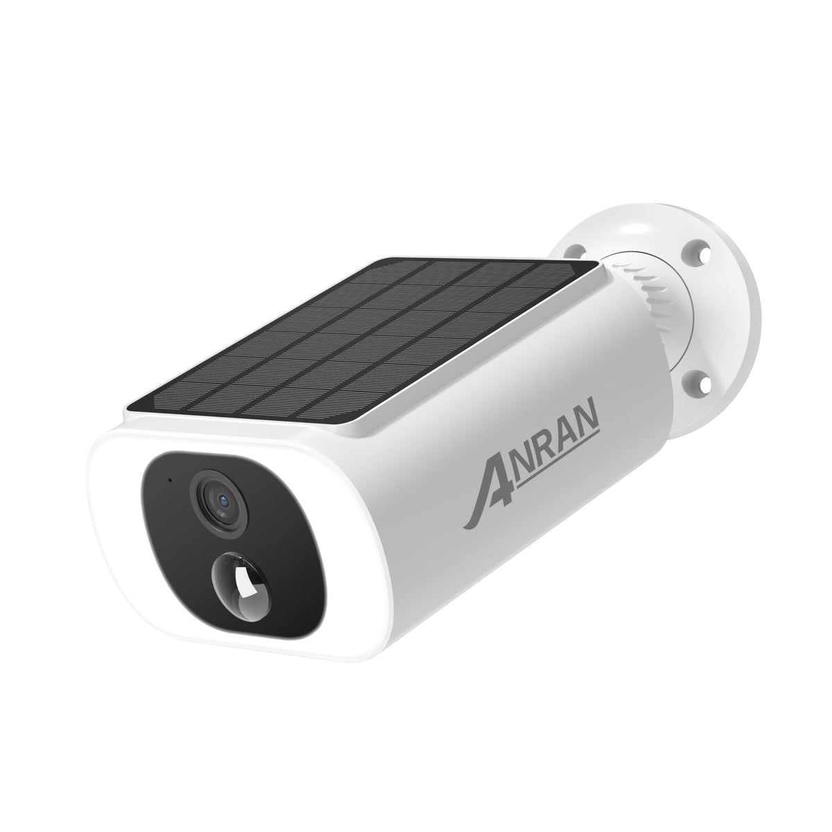 ANRAN Solar Security Camera Wireless Outdoor - 2K HD for Home/Farm/Warehouse, IP67 Waterproof with Color Night Vision, PIR Human Detection, 2-Way Talk, Works with Alexa, Embedded Solar Panel