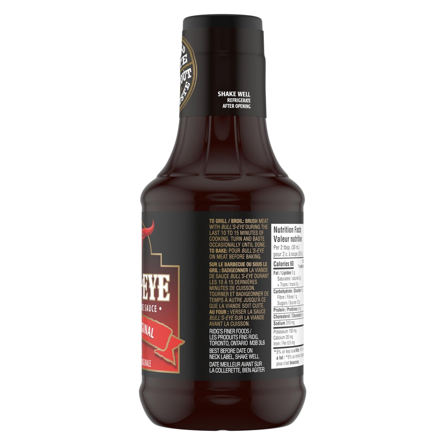 Bull's-Eye Bold Original BBQ Sauce, 425mL