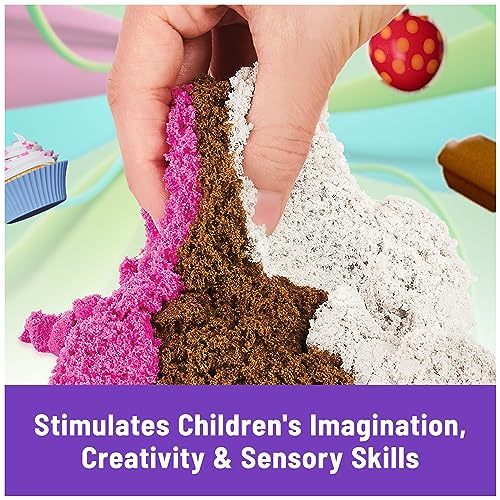 Kinetic Sand Scents Ice Cream Treats, Moldable Sand Sensory Toys, Ages 3+