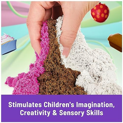 Kinetic Sand Scents Ice Cream Treats, Moldable Sand Sensory Toys, Ages 3+