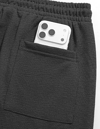 TARAINYA Men's Sweat Pants Baggy Wide Leg Athletic Joggers with Pockets