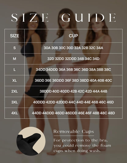 SIMIYA Sports Bras for Women Seamless Wireless for Yoga Extra Comfort