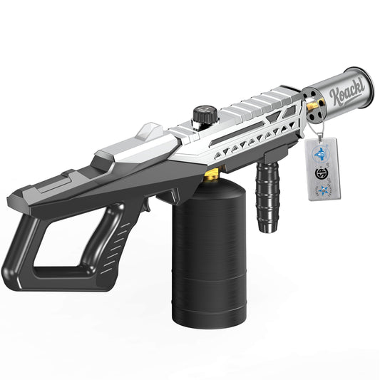 KOACKL Propane Torch Gun - Propane Torch Head with Igniter, Adjustable Flamethrower Blow Torch for BBQ, Searing Steak, Barbecue Tools, Meat Smoker, Cooking, Grill & Charcoal Starter