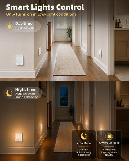 EZVALO Motion Sensor Light Indoor, Rechargeable Night Lights, veilleuse