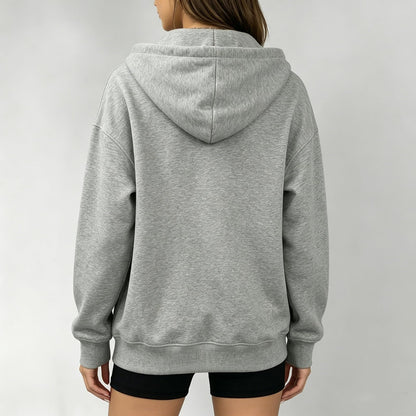 Zip Up Hoodies for Women Long Sleeve Oversized Hooded Sweatshirts