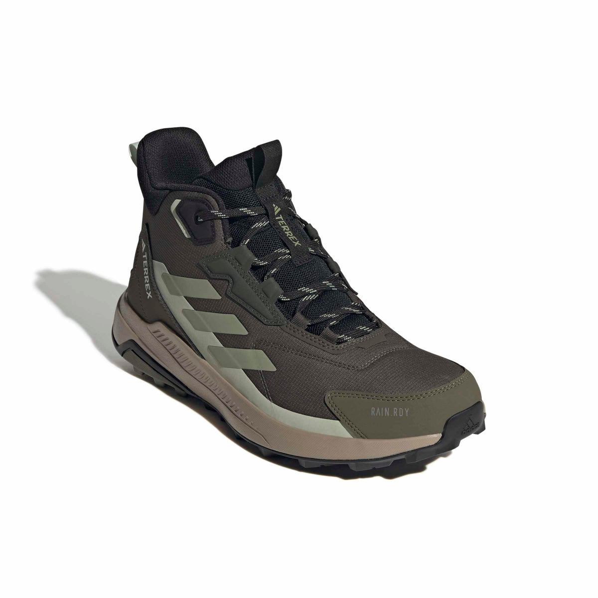 Adidas Men's Terrex Anylander Mid Top Rain.RDY Hiking, Shadow Olive/Tent Green/Halo Green