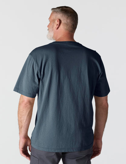 Carhartt Men's K87 Workwear Pocket Short Sleeve T-Shirt (Regular and Big & Tall Sizes), Bluestone, Medium