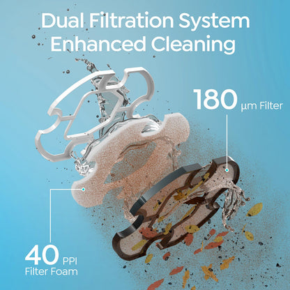 Cordless Robotic Pool Cleaner S2 with 90-Min Runtime, Ebony