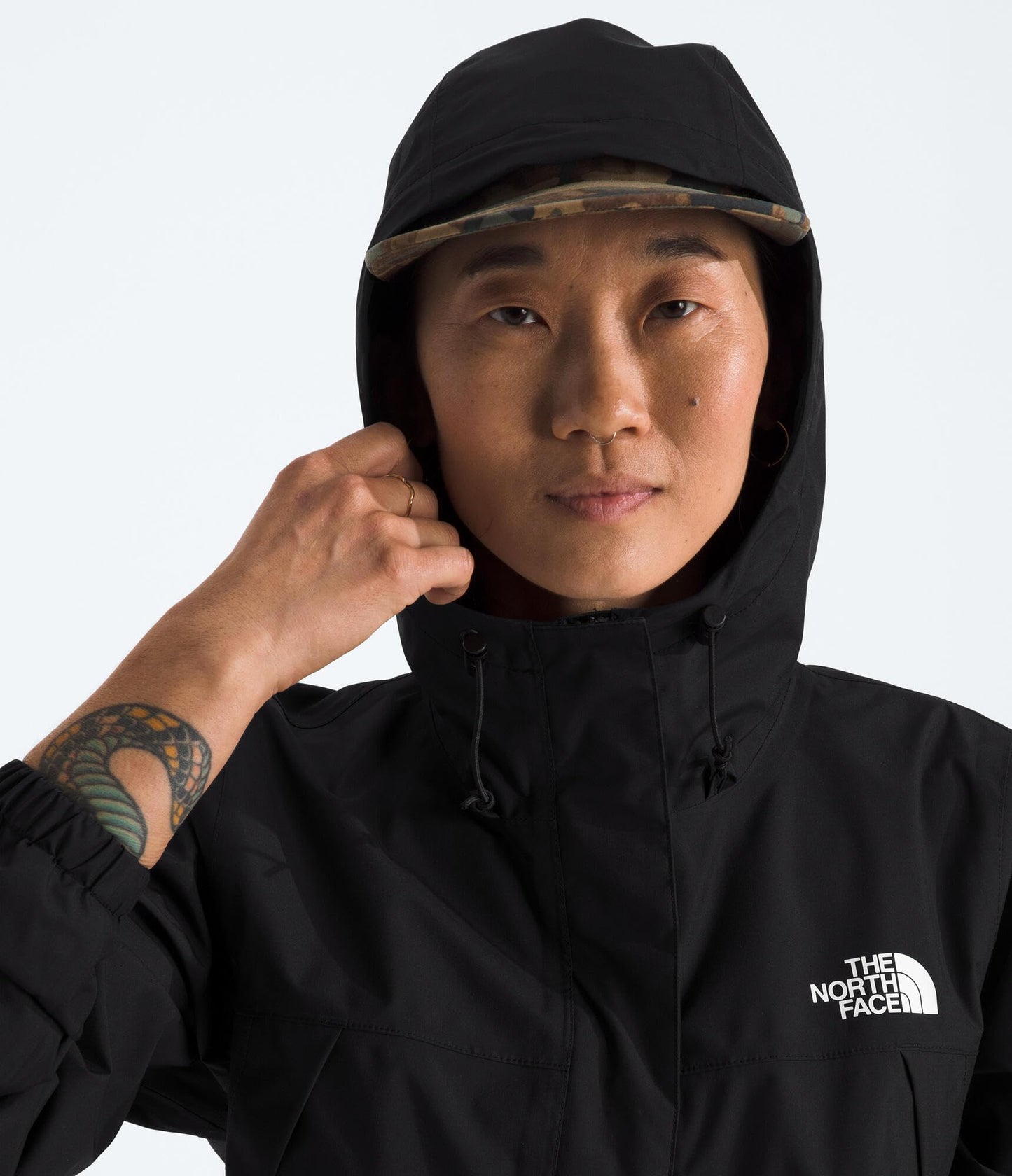 THE NORTH FACE Women's Antora Rain Parka, TNF Black, Large