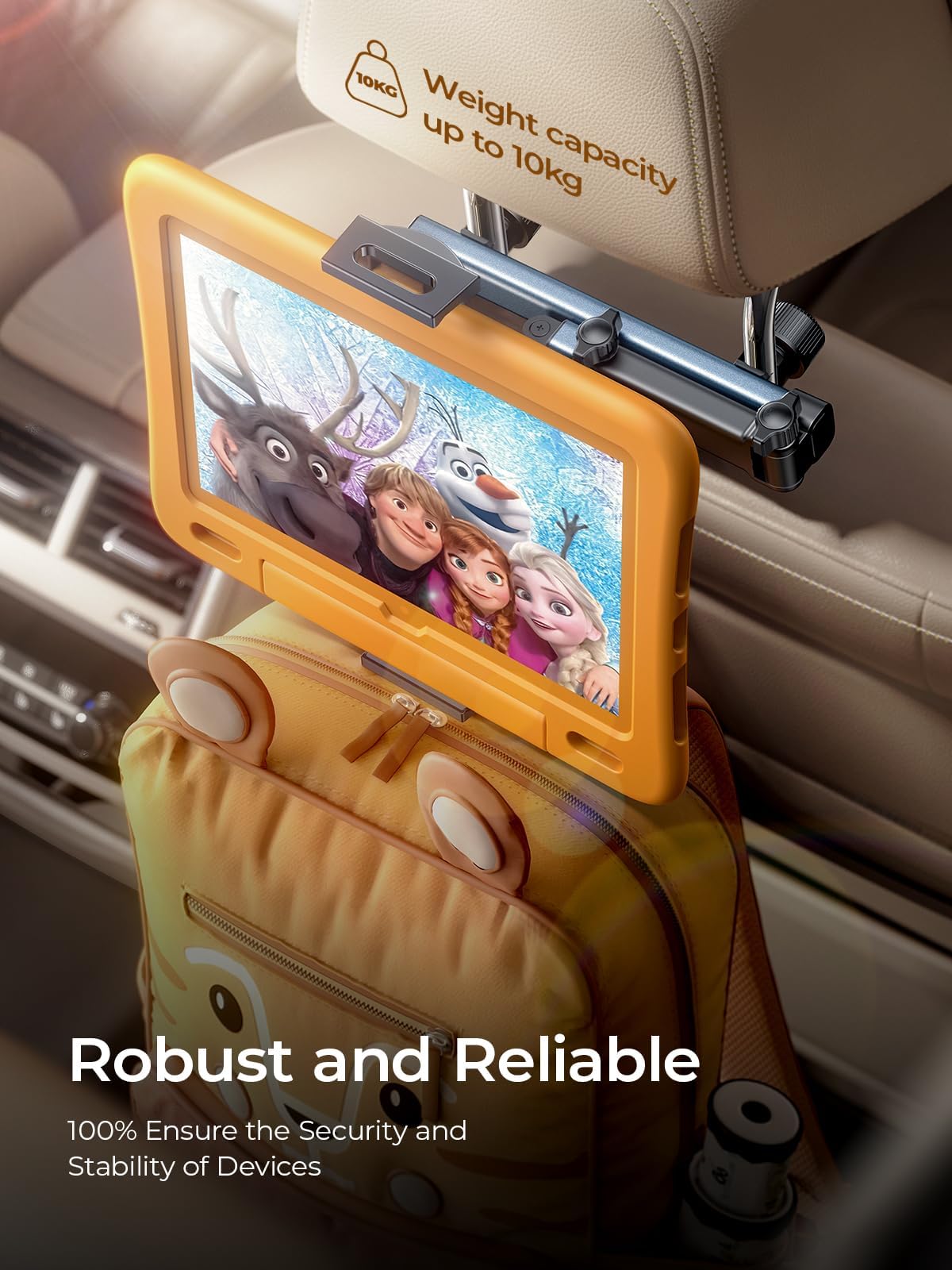 LISEN for iPad Tablet Holder for Car, iPad Holder Mount Back Seat for Car