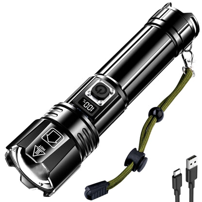 AKNEAR Rechargeable LED Flashlight 99000 High Lumens Super Bright (1 Pack)