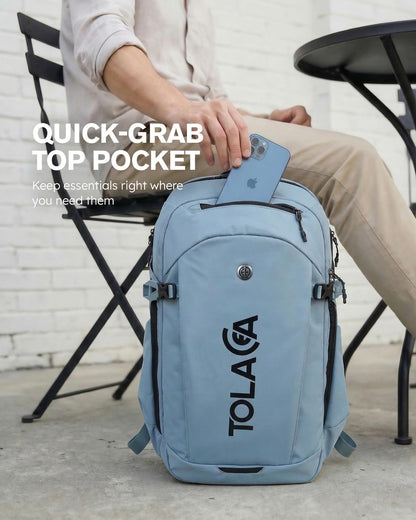 Tolaccea Travel Laptop Backpack 32L Carry on Daypack for Work Business