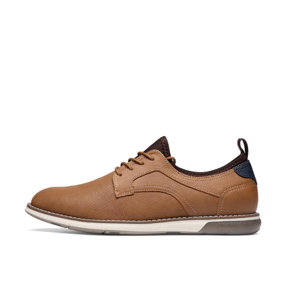 Bruno Marc Men's Casual Oxford Shoes Comfortable Business Formal Dress Derby Sneakers Plain Toe Oxfords,Size 11,Brown,SBOX26014M