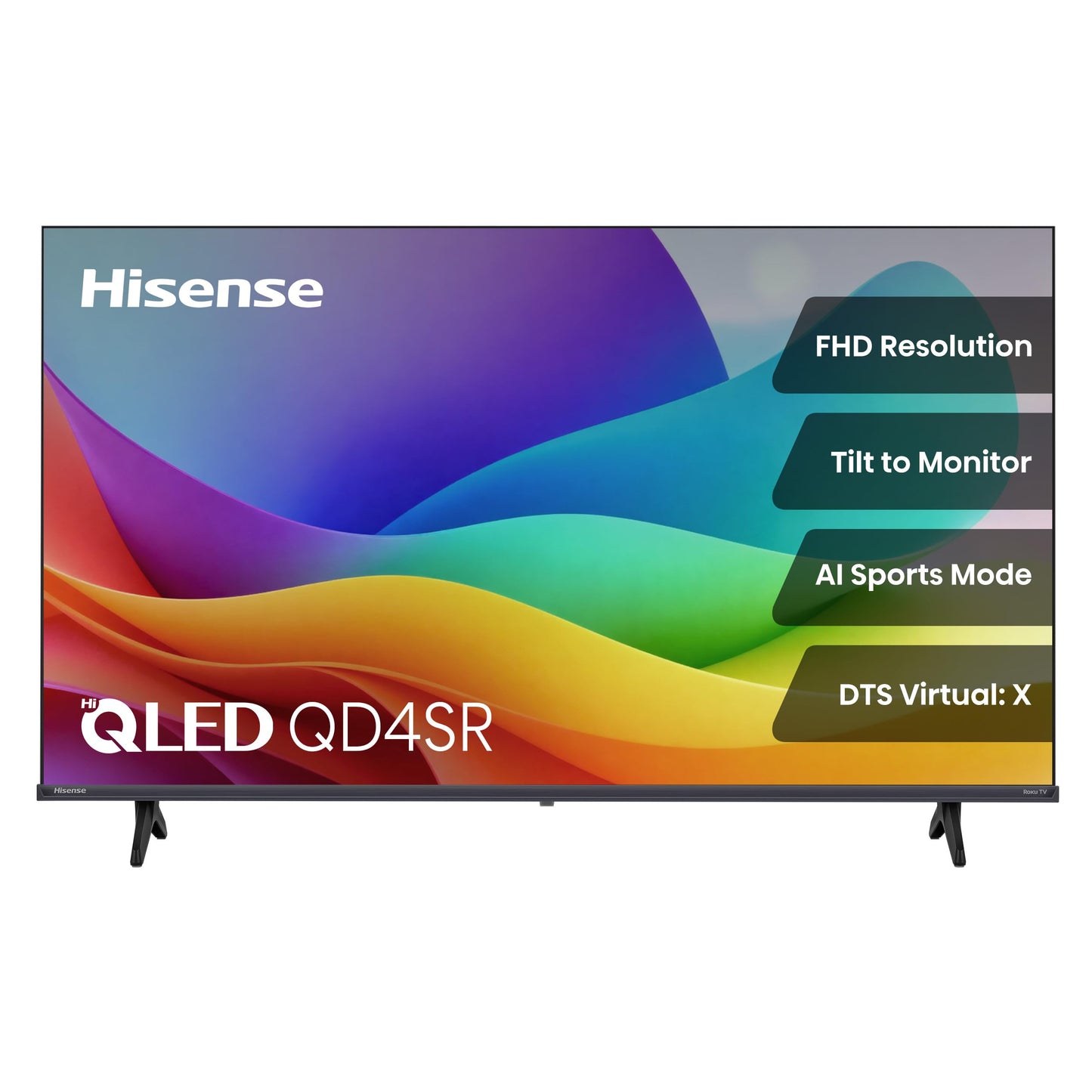 Hisense 40QD4SF - 40" Hi-QLED HD Smart Fire TV, Hi-QLED Color, Dolby Audio, Compatible with Alexa, Full Array LED, Slim Bezel Design (2026 Model)