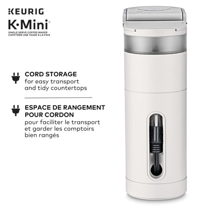 Keurig K-Mini Single Serve K-Cup Pod Coffee Maker, Featuring An Ultra-sleek Design, Warm Stone