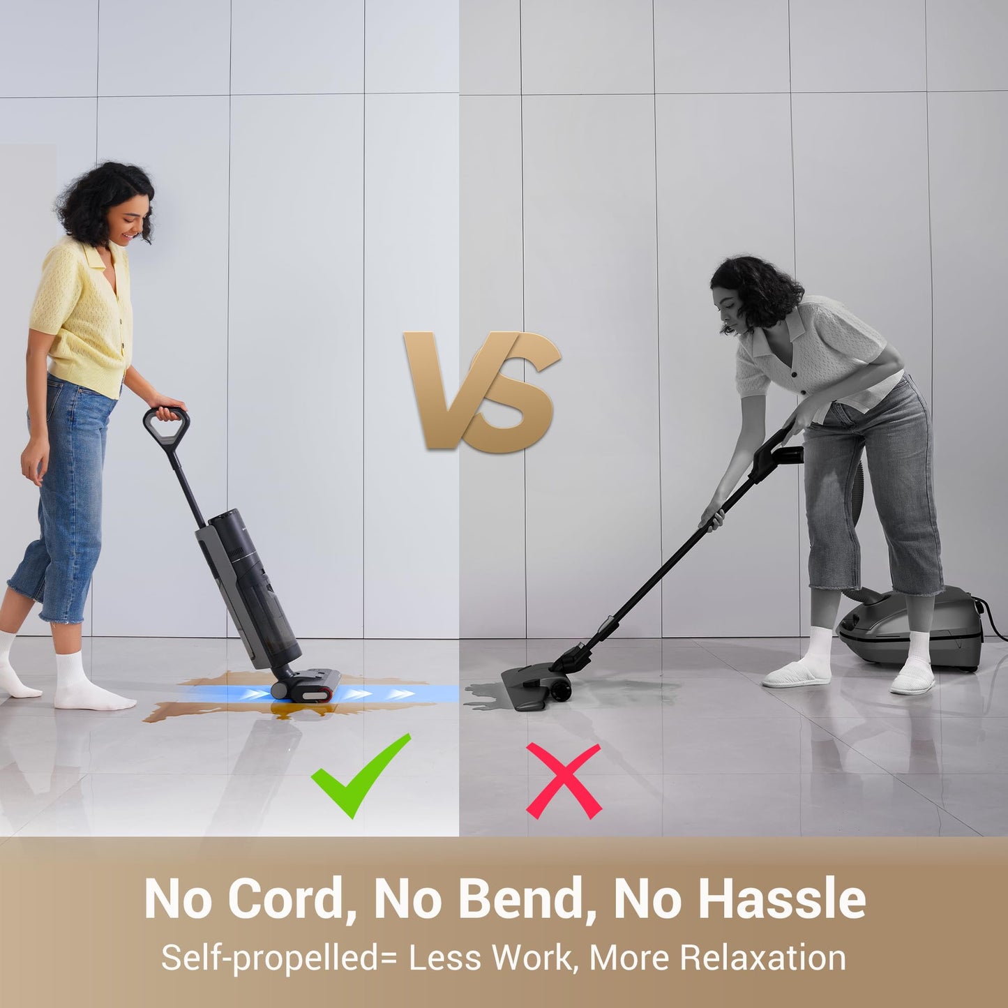DREAME G10 Cordless Vacuum Mop with Self-Cleaning, Dual Tank Design, All in One Wet Dry Vacuum Cleaner, Up to 30 Mins Runtime, Cordless Floor Washer for Hard Floors