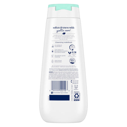 Dove Sensitive Skin Body Wash For 24hr Lotion-Soft Skin, Hypoallergenic with No Sulfates No Parabens, 325mL (Pack of 4)