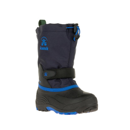 Kamik Kids Waterbug5 Insulated Winter Boots,Navy/Blue,9T