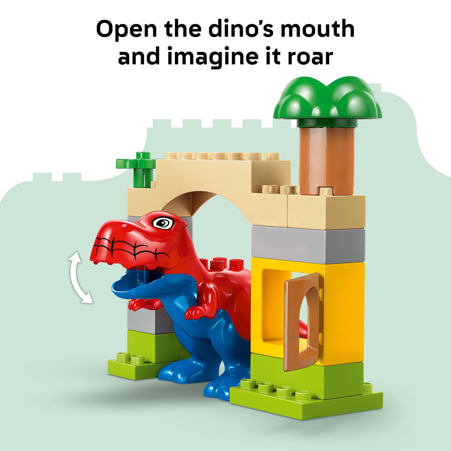LEGO DUPLO Marvel Dinosaur Spidey-Rex vs. Green Goblin Building Toy for Toddlers - Spidey and His Amazing Friends Toys for Boys & Girls, Ages 2+ - Gifts for Kids - 10463