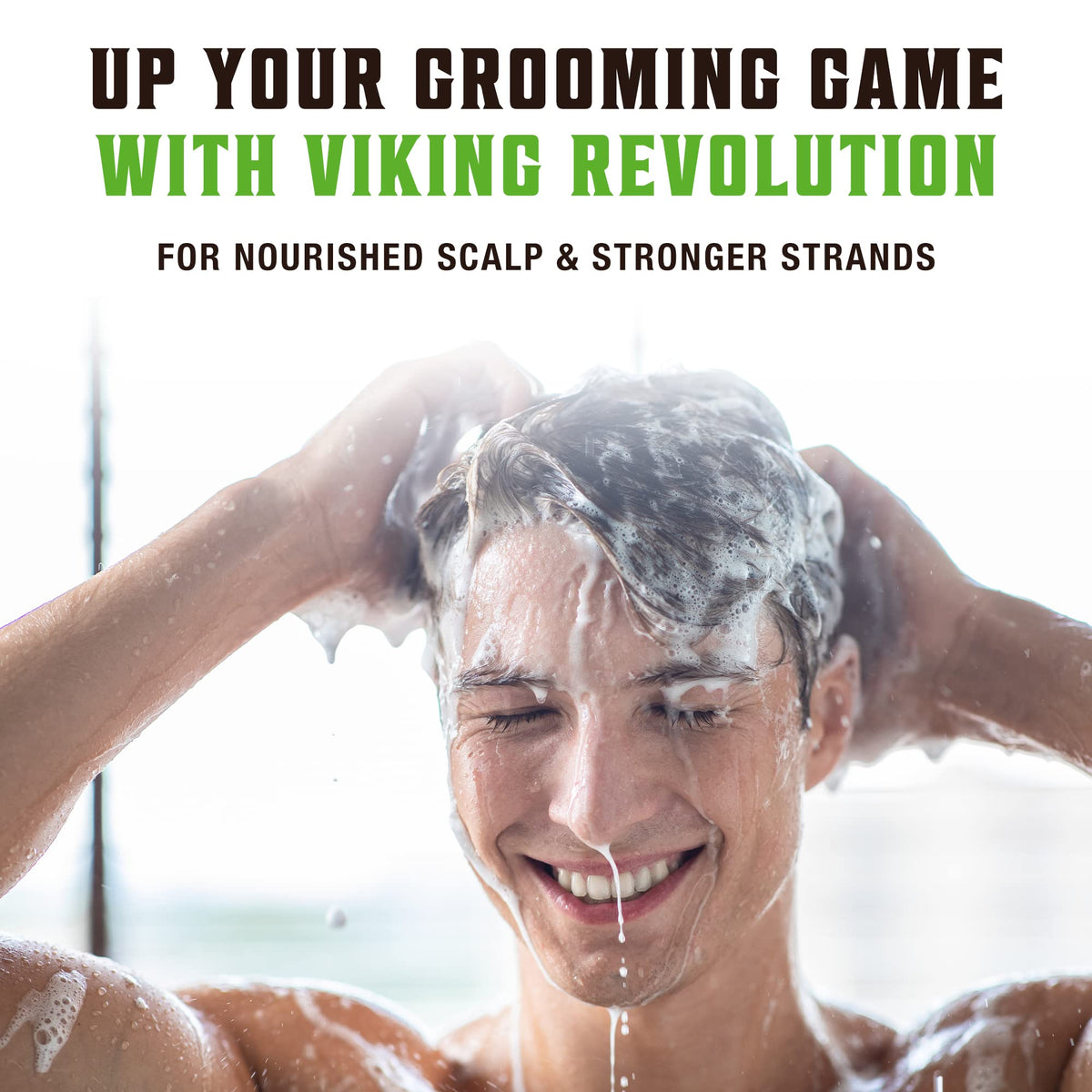 Viking Revolution Tea Tree Shampoo Men + Conditioner 5 fl oz (150ml) - Mens Shampoo W/Tea Tree Oil - Tea Tree Shampoo And Conditioner