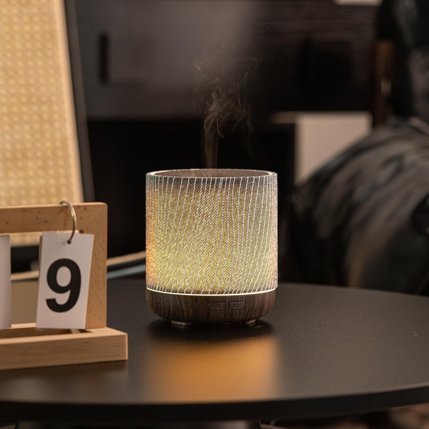 ZmarKraft Essential Oil Diffuser with Fabric Cover and Night Lamp