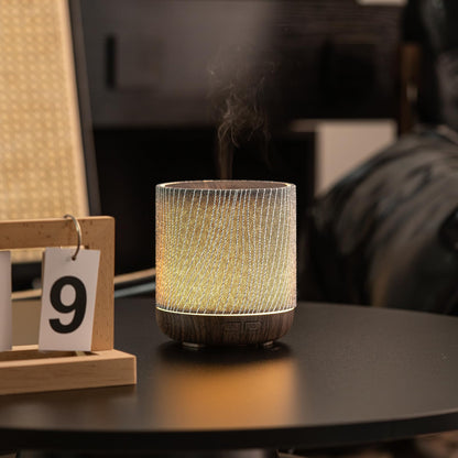 ZmarKraft Essential Oil Diffuser with Fabric Cover and Night Lamp