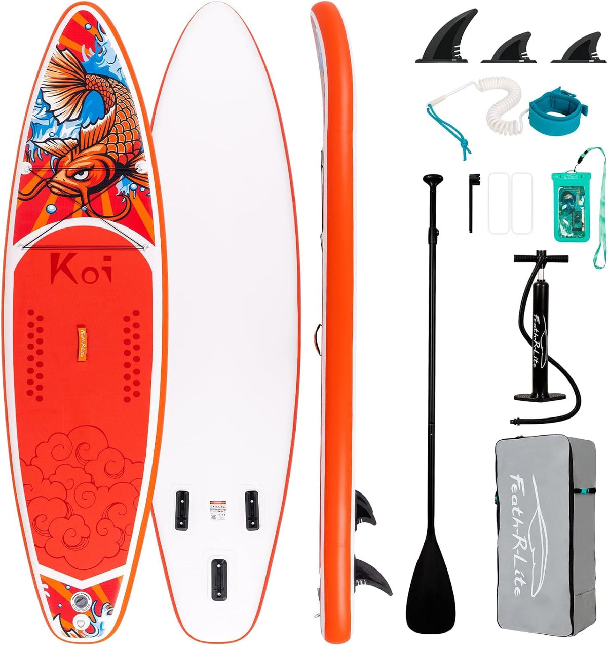 FunWater Stand Up Paddle Board Ultra-Light Paddleboard with Inflatable SUP Accessories for Adults & Youth of All Skill Levels