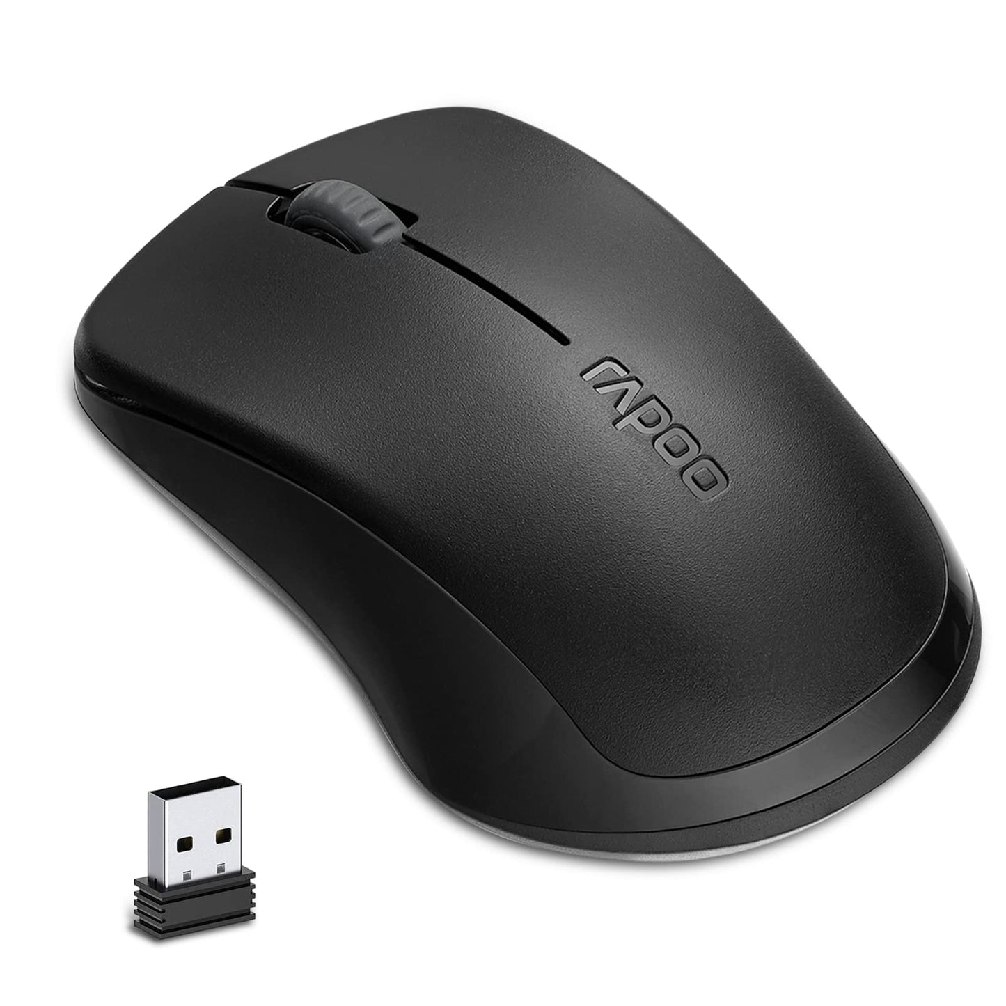 RAPOO 1680 Quiet 2.4GHz Wireless Mouse 1000 DPI 3 Buttons Optical Mouse