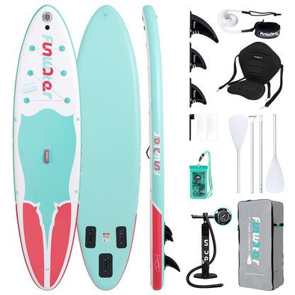 FunWater Inflatable Stand Up Paddle Board Ultra-Light Inflatable Paddleboard Non-Slip Lightweight & Foldable with Paddle Board Accessories