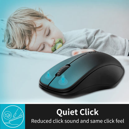 RAPOO 1680 Quiet 2.4GHz Wireless Mouse 1000 DPI 3 Buttons Optical Mouse