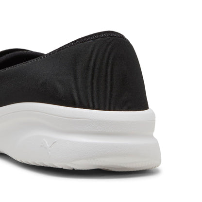 Puma Women's Adelina 2 Sneaker Ballet Flat, Black/White, 9