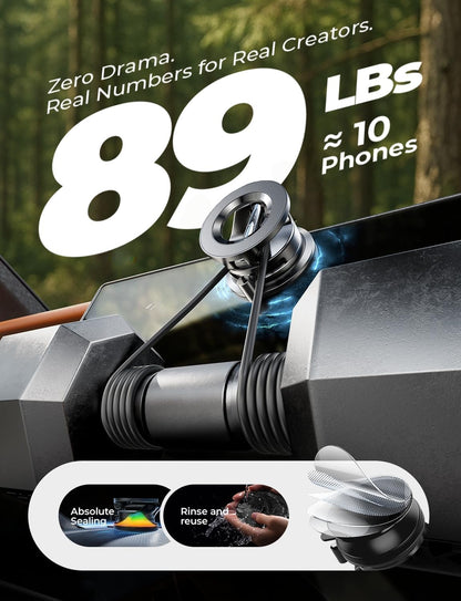 LISEN Car Phone Holder Car for Magsafe Magnetic Car Mount [1s Quick Lock]
