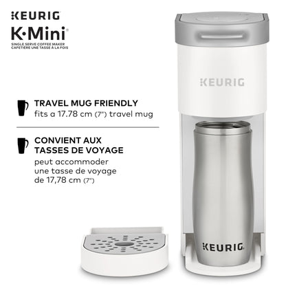 Keurig K-Mini Single Serve K-Cup Pod Coffee Maker, Featuring An Ultra-sleek Design, Warm Stone