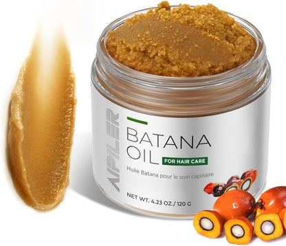 Batana Oil Paste for Radiant Hair: 100% Unrefined and Pure from Honduras for Everyday Hair Care 120ml