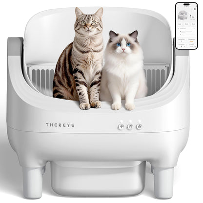 Self Cleaning Cat Litter Box, Automatic Litter Box with APP Control