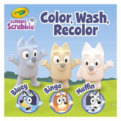 3ct Scribble Scrubbie, Bluey