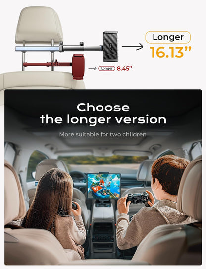 LISEN for iPad Tablet Holder for Car, iPad Holder Mount Back Seat for Car