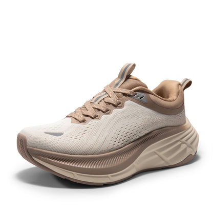 NORTIV 8 Women's Running Walking Shoes Cushioned Casual Tennis Shoes Non-Slip Workout Gym Sports Athletic Fashion Sneakers ActiveBreeze,Size 8,Beige Khaki,SNWS248W