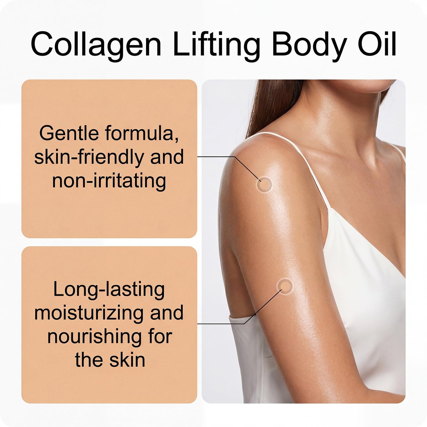 Collagen Lifting Body Oil for Crepey Skin, 100 mL