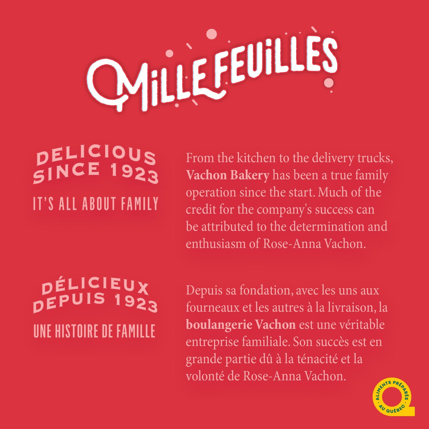 Vachon Mille Feuilles The Original Flaky Pastries, 6 Individually Wrapped Pastries, 291g