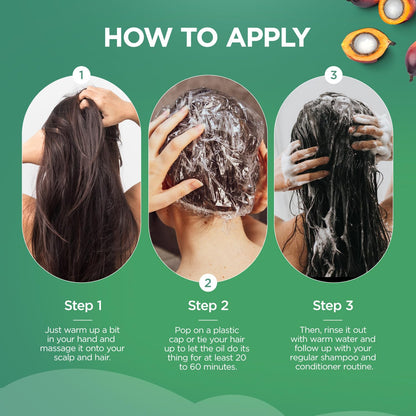 Batana Oil Paste for Radiant Hair: 100% Unrefined and Pure from Honduras for Everyday Hair Care 120ml