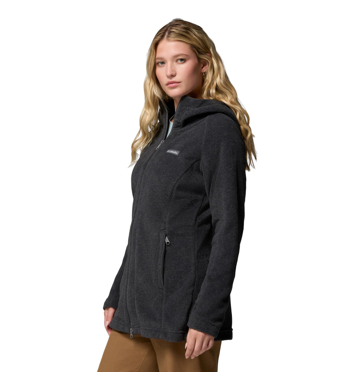 Columbia Women's Benton Springs II Long Hoodie, Charcoal Heather, X-Large