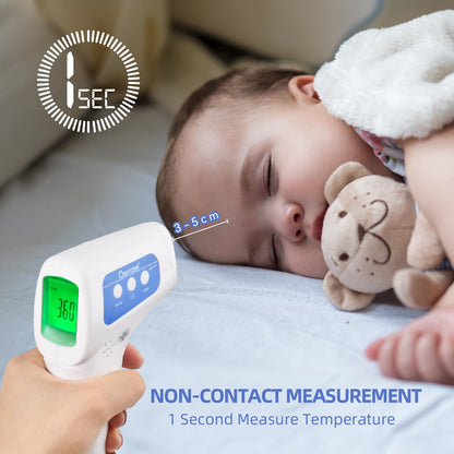Berrcom 3-in-1 Infrared Forehead Thermometer Non-Contact Temperature Gun